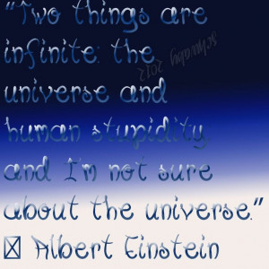 Einstein Quote On Human Stupidity