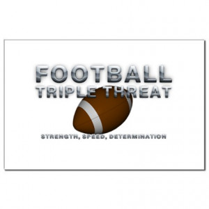 Catch Phrase Gifts > TOP Football Slogan Mini Poster Print