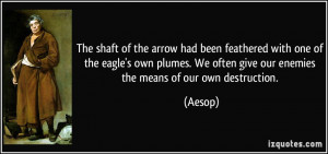 The shaft of the arrow had been feathered with one of the eagle's own ...