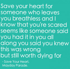 Mayday Parade Lyrics