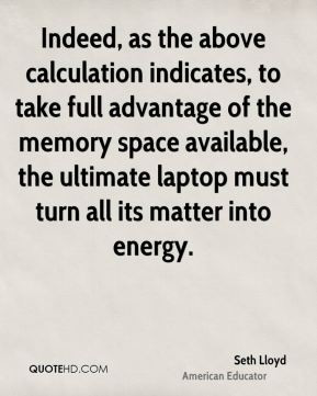 the above calculation indicates, to take full advantage of the memory ...