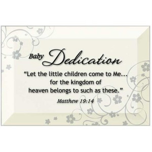 Christian Baby Dedication Clip Art