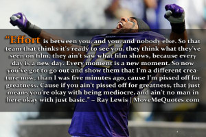 Ray Lewis Picture Quote