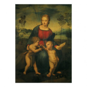 Madonna of the Goldfinch, Raphael Renaissance Art Print