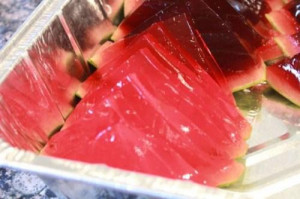 Fropki] The Recipe of Watermelon Slice Jello Shots (Corrected)