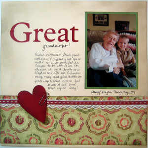 Great Grandmother Quotes http://www.sharingmemoriesscrapbooking.com ...
