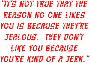 received that as a tweet from a friend of mine. It’s a great quote ...