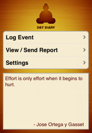 With DBT Diary , users can keep detailed track of daily urges ...