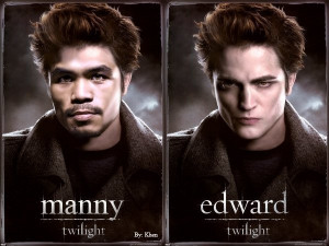 Manny Pacquiao As Edward From Twilight