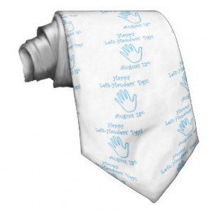 Left Handers Day Necktie