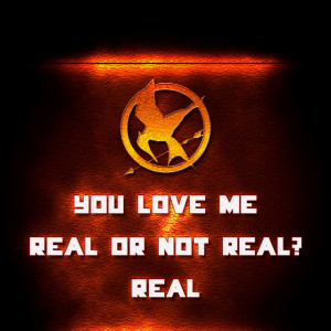 Fav quote from hunger games!