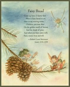 fairy bread poem for kids more louis stevenson for kids fairies poems ...