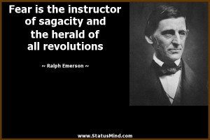 ... the herald of all revolutions - Ralph Emerson Quotes - StatusMind.com