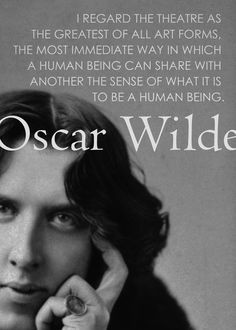 Great Oscar Wild quote. #theatre #wolftrap More