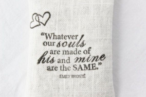 Lover's Quote Lavender Sachet Emily Bronte Wuthering by Gardenmis, $15 ...