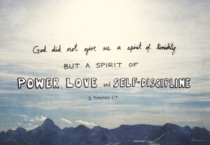 For God Did Not Give Spirit Family Quote
