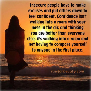Insecure people