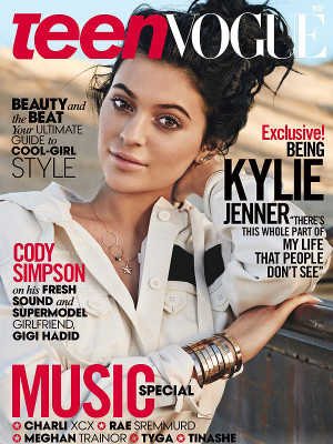 Kylie Jenner Gets a Pretty Makeunder for Her Teen Vogue Cover (Her ...