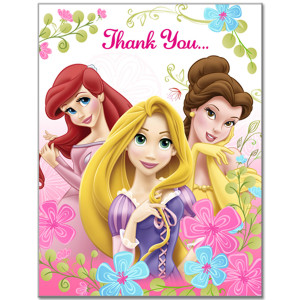 Disney's Fanciful Princess Thank You Notes (8)