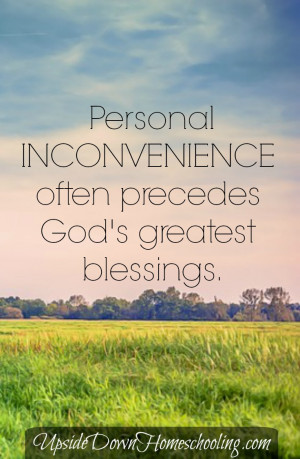 Insightful post considers biblical examples of inconveniences in life ...