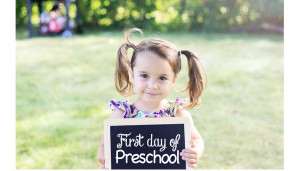 Sienna’s First Day of Preschool + Cute Kid Quotes