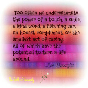 The power to impact other lives...