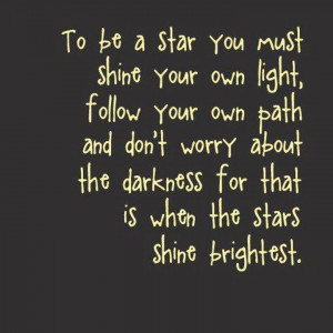 YOU be the light that shines in dark places!