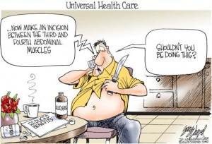 Universal Health Care – Cartoon and Comments