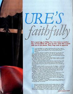 Midge Ure Ures Faithfully Article Picture s