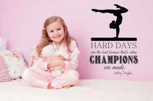 Inspirational Sports Quotes For Girls Gymnastics Gabby douglas ...