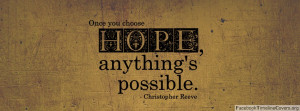 Facebook Cover Quotes About Hope Christopher re... facebook