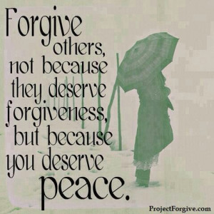Being forgiveness