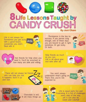 Candy crush life lessons