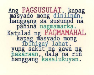 Quotes Tagalog Love...
