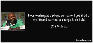 More Chi McBride Quotes