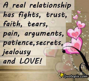 Real Relationship Has Flights Trust Faith Tears Pain Arguments ...