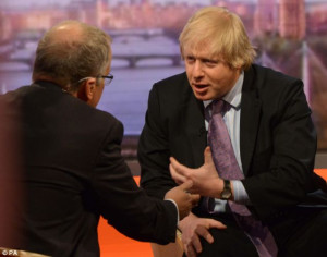 The Mayor told Eddie Mair, standing in for Andrew Marr, that he would ...