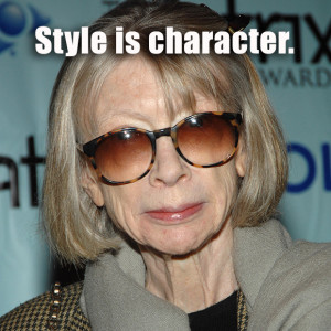 Joan Didion on style