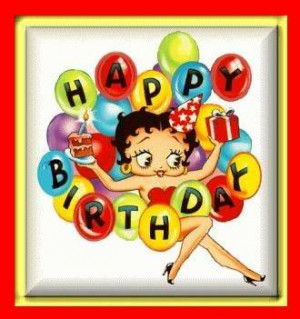 Betty Boop Birthday Cards