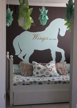 31 Days of Character Building: Easy Silhouette Mural Tutorial