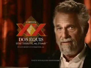 Dos Equis beer commercial