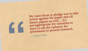 We Want Them to Pledge not to take Action Against the Paper and all ...