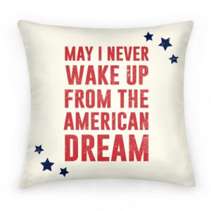 ... americandream #american #dream #patriotic #stars #trendy #pillow