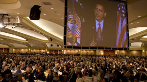 President Obama gives remarks at a past Congressional Prayer Breakfast ...