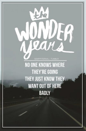 Hoodie Weather , The Wonder Years