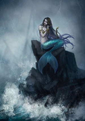 ... Siren, Fantasy, Sirens, Sea Creatures, Art, Storms, Beautiful Mermaid