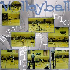 Volleyball Right - Scrapbook.com More