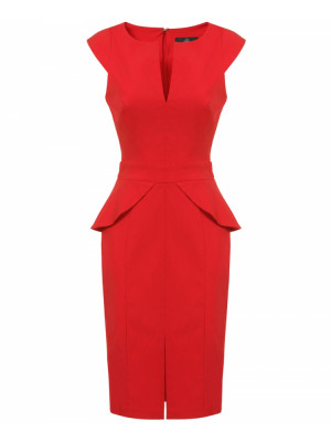 Red Peplum Dresses