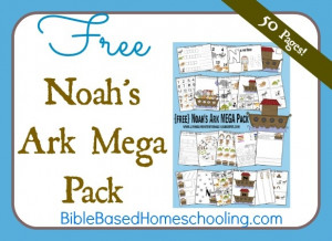 FREE} Noah’s Ark Mega Pack #Bible #homeschool