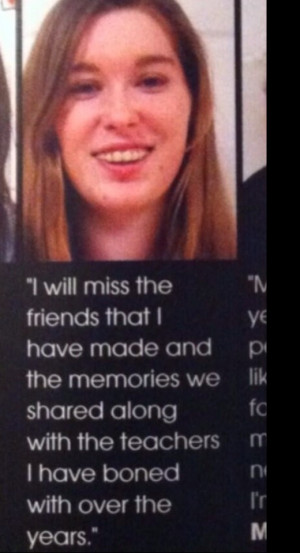... Got Away With The Most Inappropriate Yearbook Quotes Of All Time